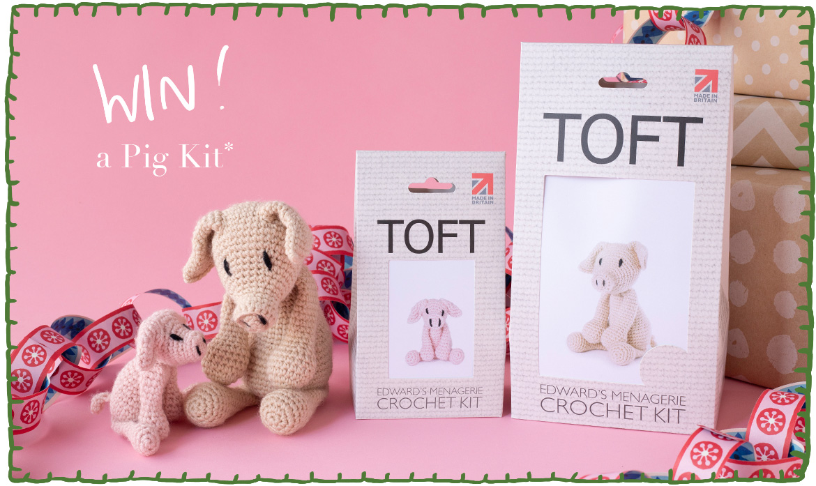 Pig kit win toft edstravaganza giveaway christmas
